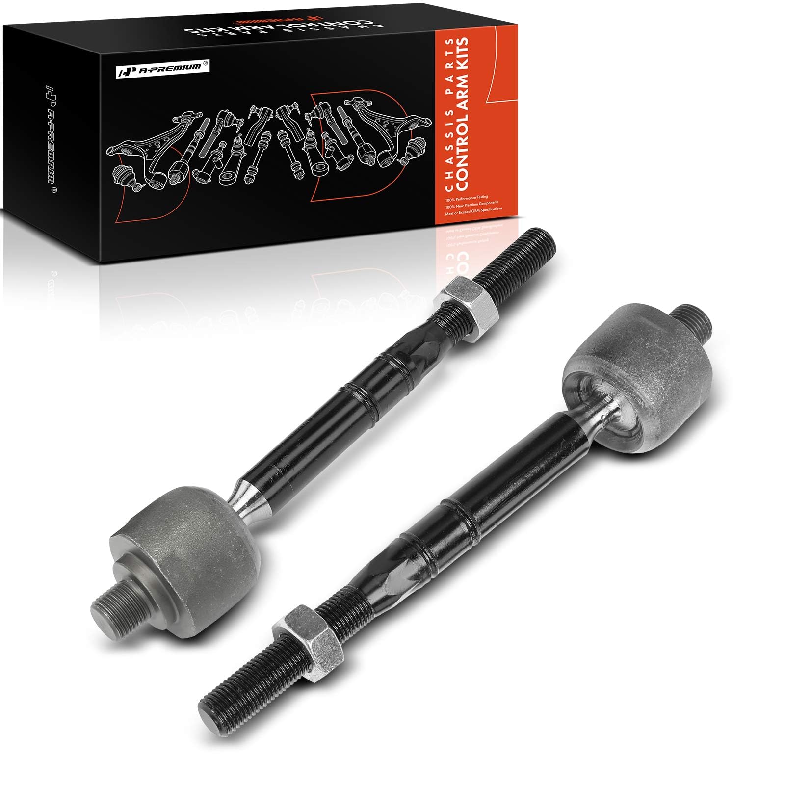 A-Premium 2 x Front Inner Tie Rod Ends, Compatible with Mercedes-Benz X164 GL320 GL350 GL450 GL550 & W164 ML320 ML350 ML450 ML500 ML550 & W251 R320 R350 R500 & AMG-ML63/R63