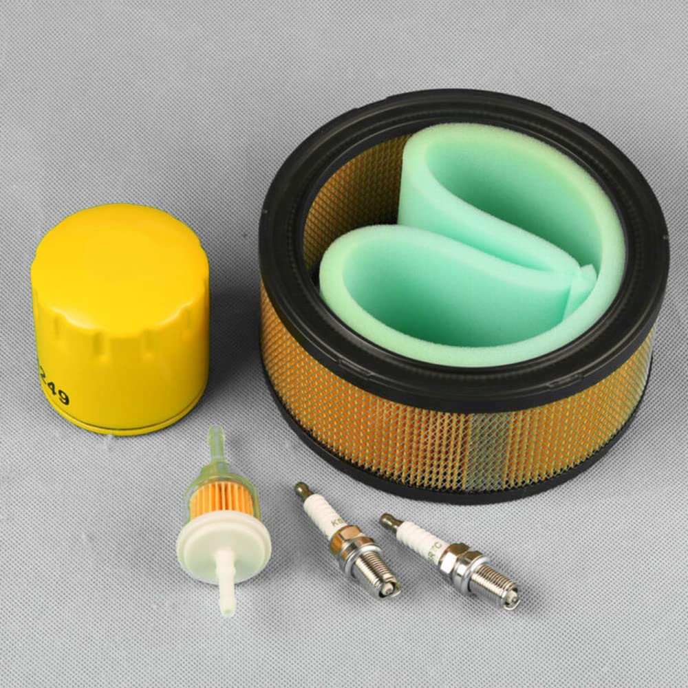 Filtro de aceite Kit de filtro de aire Bujía Filtro de combustible Cortacésped CV18S CV23S for CH18-CH26 CH640-CH750 CV20-CV25 CV670-CV74 Accesorios para herramientas eléctricas de jardín