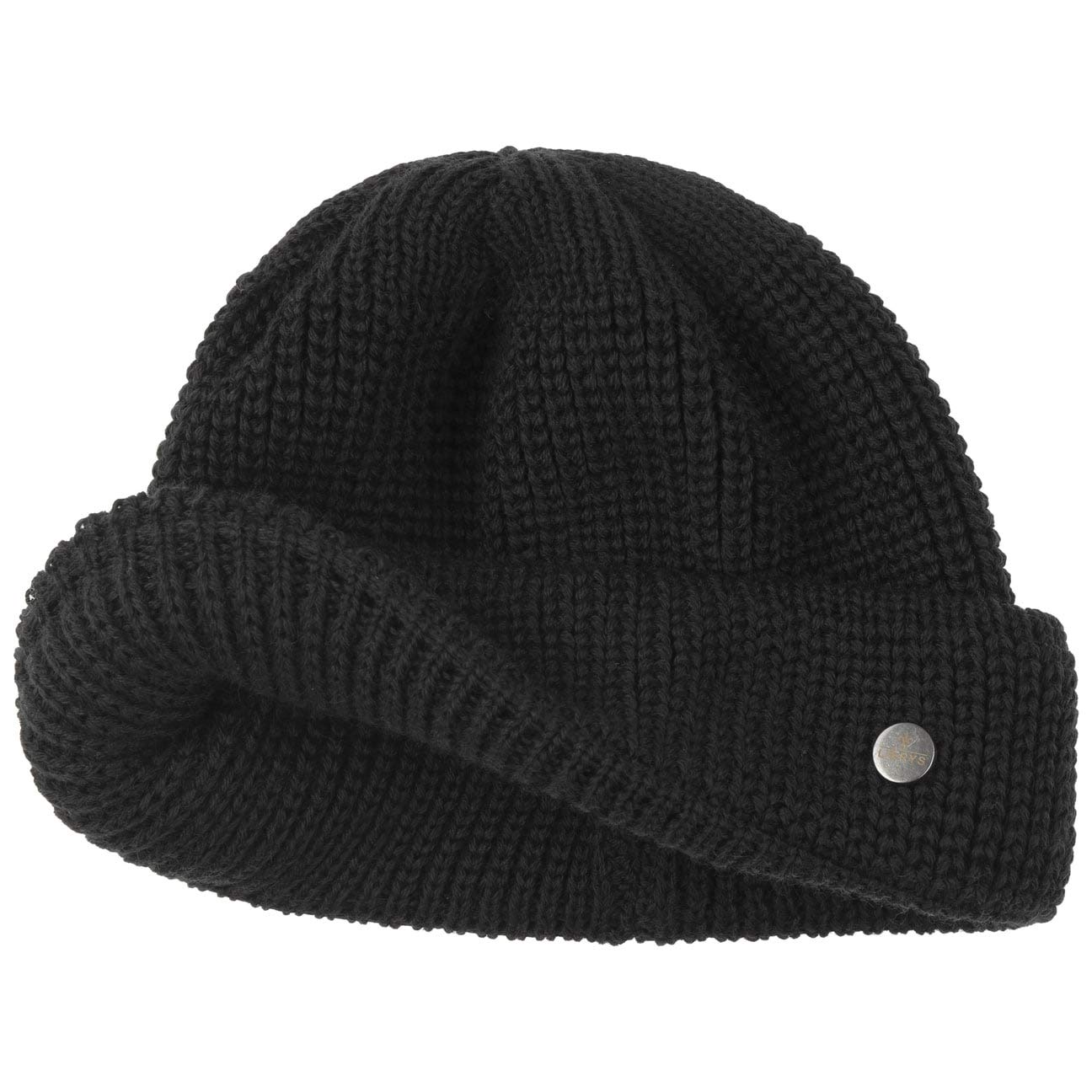 LIERYS Berretto Docker Costa Uomo Made in Germany Berretto Invernale Lana Vergine Risvolto Uomo Autunno Inverno