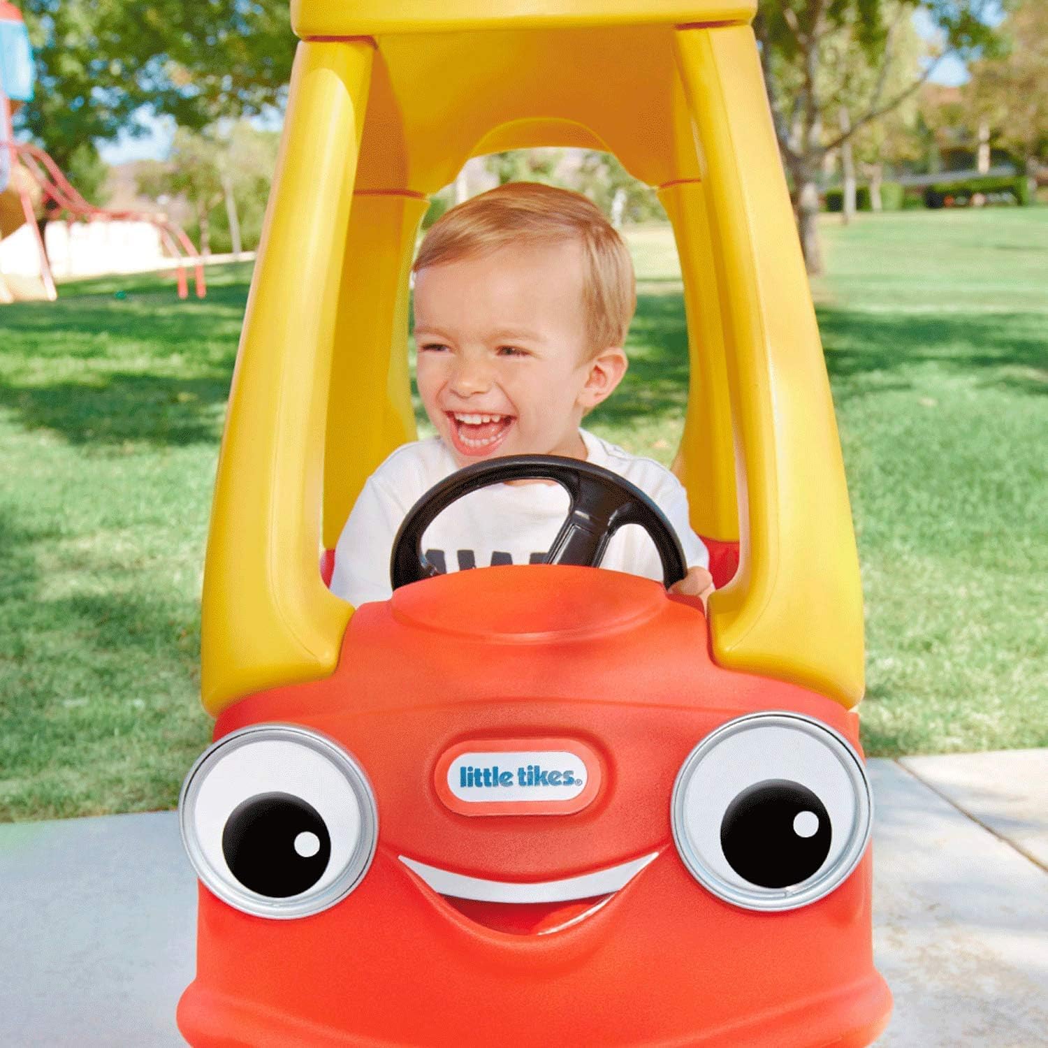 Little Tikes Cozy Coupe – Rutschauto mit funktionaler Hupe, Zündknopf und Tankdeckel, für Kinder ab 18 Monaten