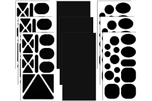 Fabric Repair Patch, 9 Sheets 96 PCS Self-Adhesive Nylon Fabric Patches Assortment