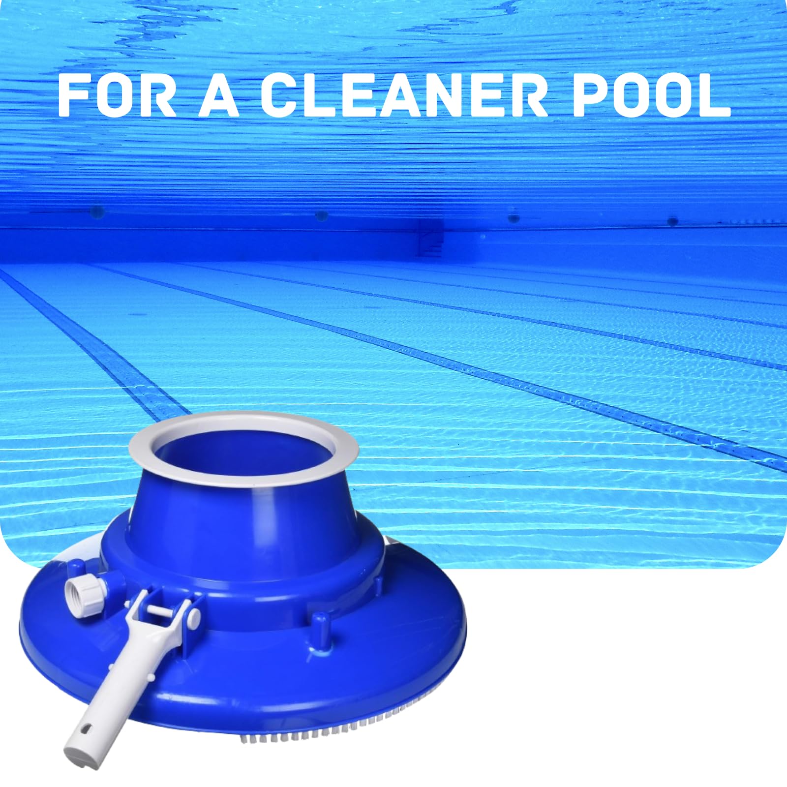 Aspirapolvere resistente con spazzola, sacchetto, ruote, spazzola e ruote resistenti, aspiratore per foglie per piscina fuori terra o interrata