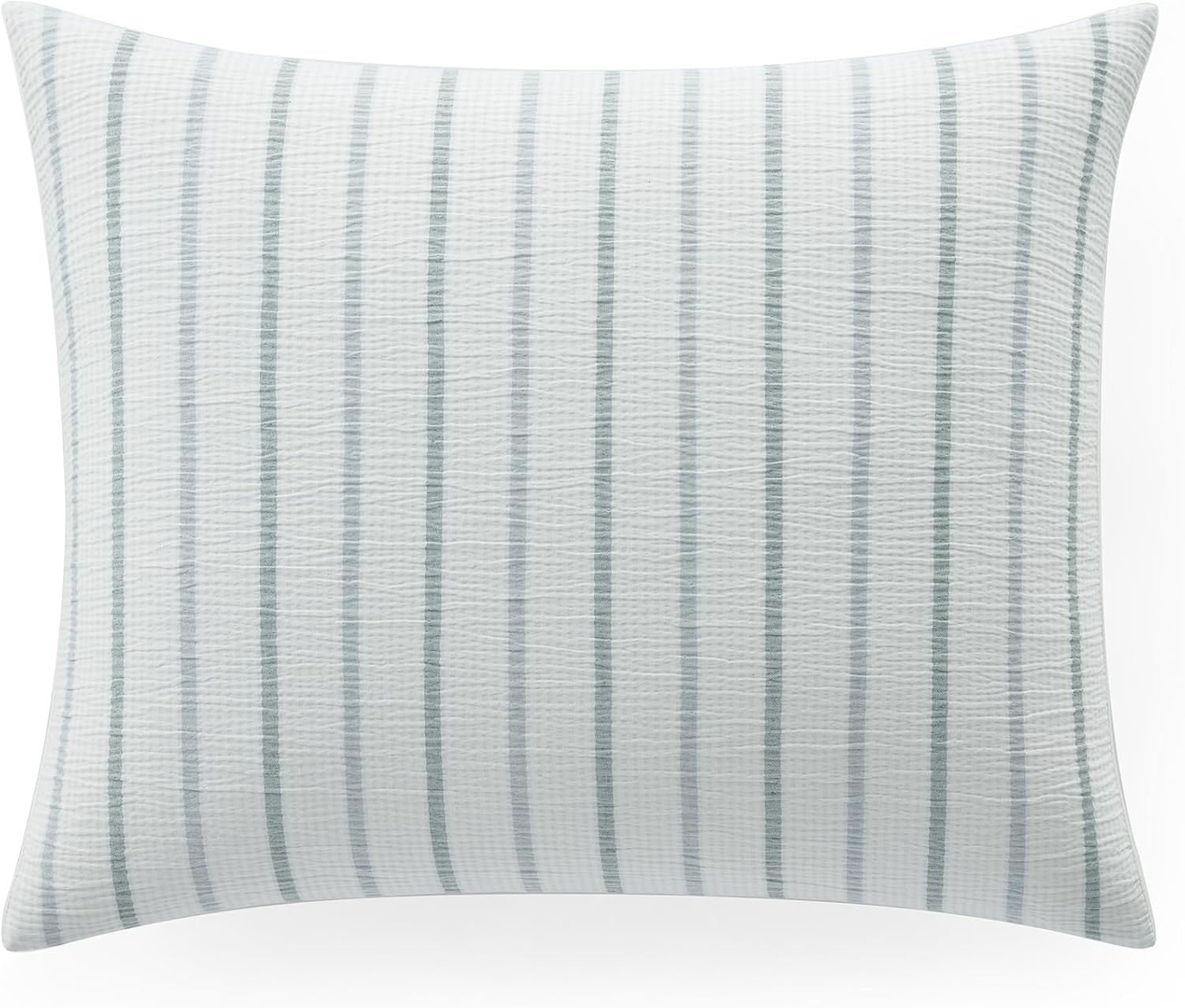 UGG Full/Queen Comforter Set – 3 Piece Luxury Bedding Set, Soft Down Alternative Comforter & Shams, Sea Green Striped Bed Set, Cozy All Season Bed Set (Alamitos)