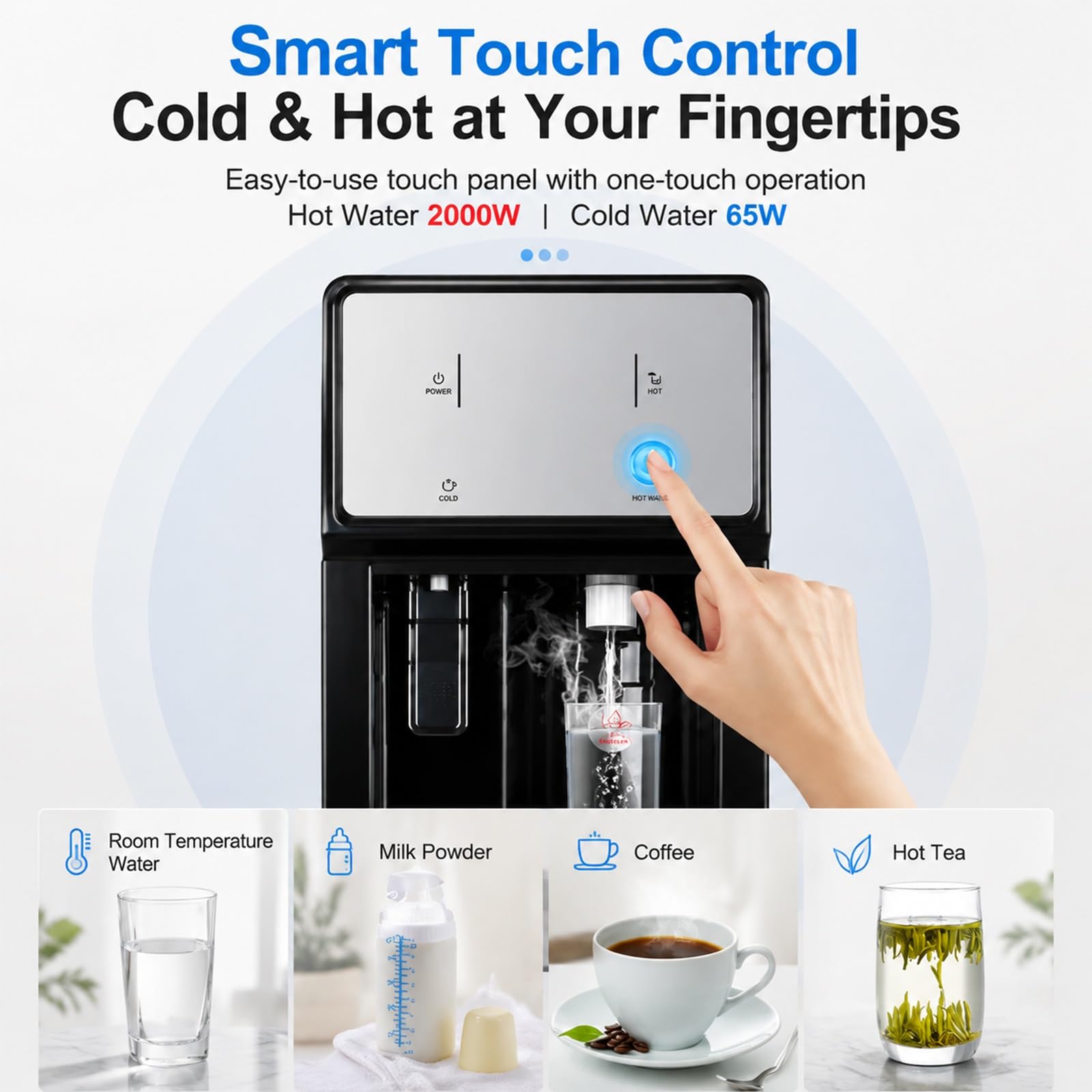 Distributeur Sol Chargement Bas 3s 3-en-1 Chaud/Froid/pièce Silencieux