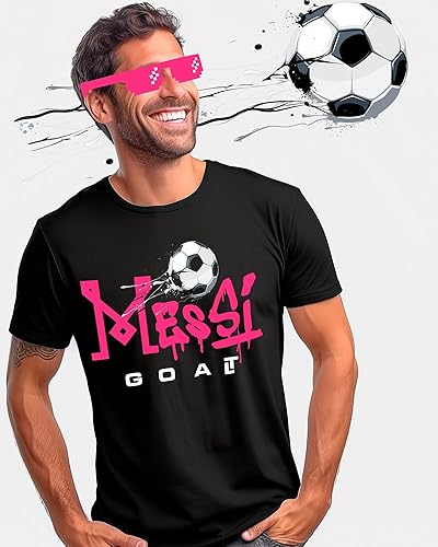 Miniatura 8 de ENERGY FUSION Camiseta unisex con texto en inglés "It's About to Soccer Fanatis", ropa de hombre para fanáticos del fútbol