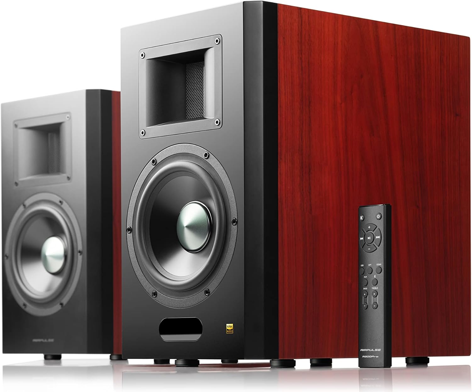 Airpulse SW8 サブウーファー 160W出力 パワードサブウーファー 8