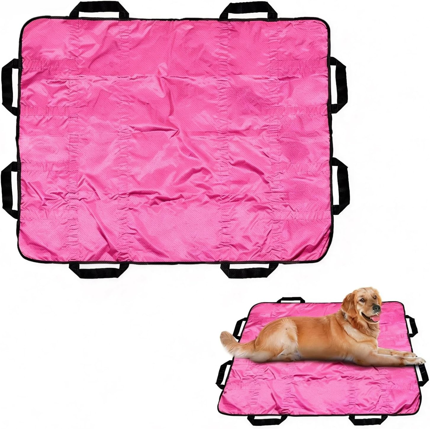 Dog Stretcher for Large Dogs, Dog Stretcher, Portable Stretcher, Emergency Animal Carrier Capable of Holding up to 300 pounds with 8 Handles(Gray)