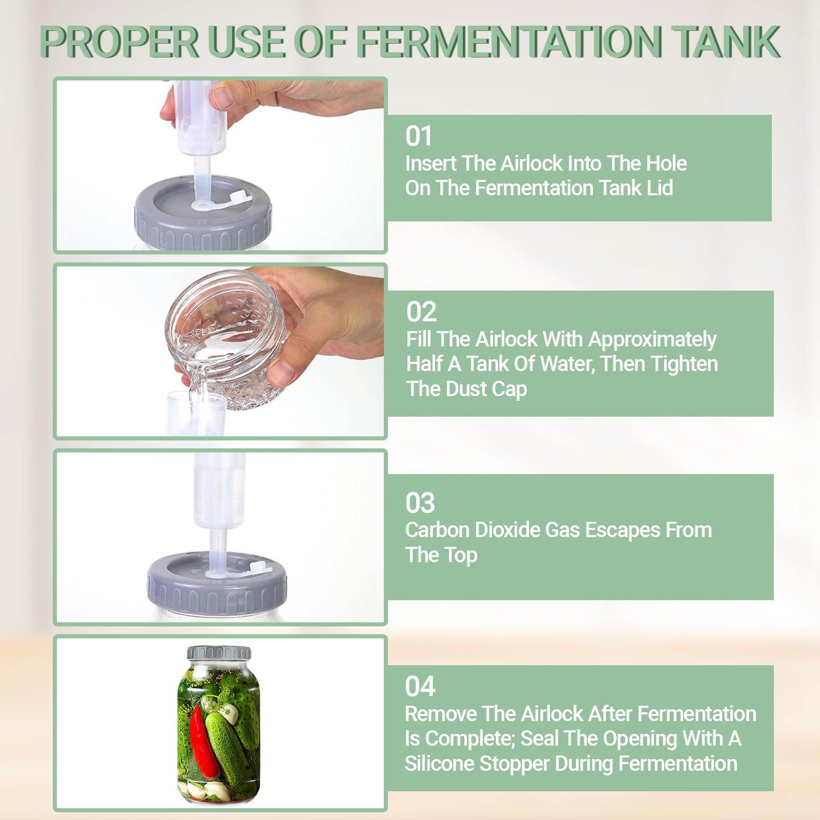 Peso per fermentazione Fermentazione del vetro Peso per fermentazione Coperchio Barattoli a bocca larga Fermentatore per peso per fermentazione a bocca larga 15 Peso per fermentazione Fermentazione del vetro Peso per fermentazione Coperchio Barattoli a bocca larga Fermentatore per peso per fermentazione a bocca larga 15