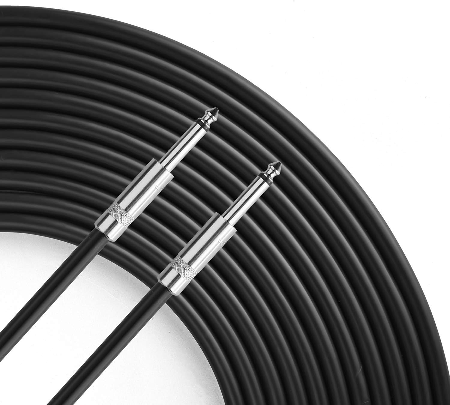 Yoico 10 ft 1/4" to 1/4" Pro Speaker Cables, 10 ft 12 Gauge 1/4 Male Audio Amplifier Speaker Cable, 12AWG Patch Cords DJ Speaker Cables, Single.