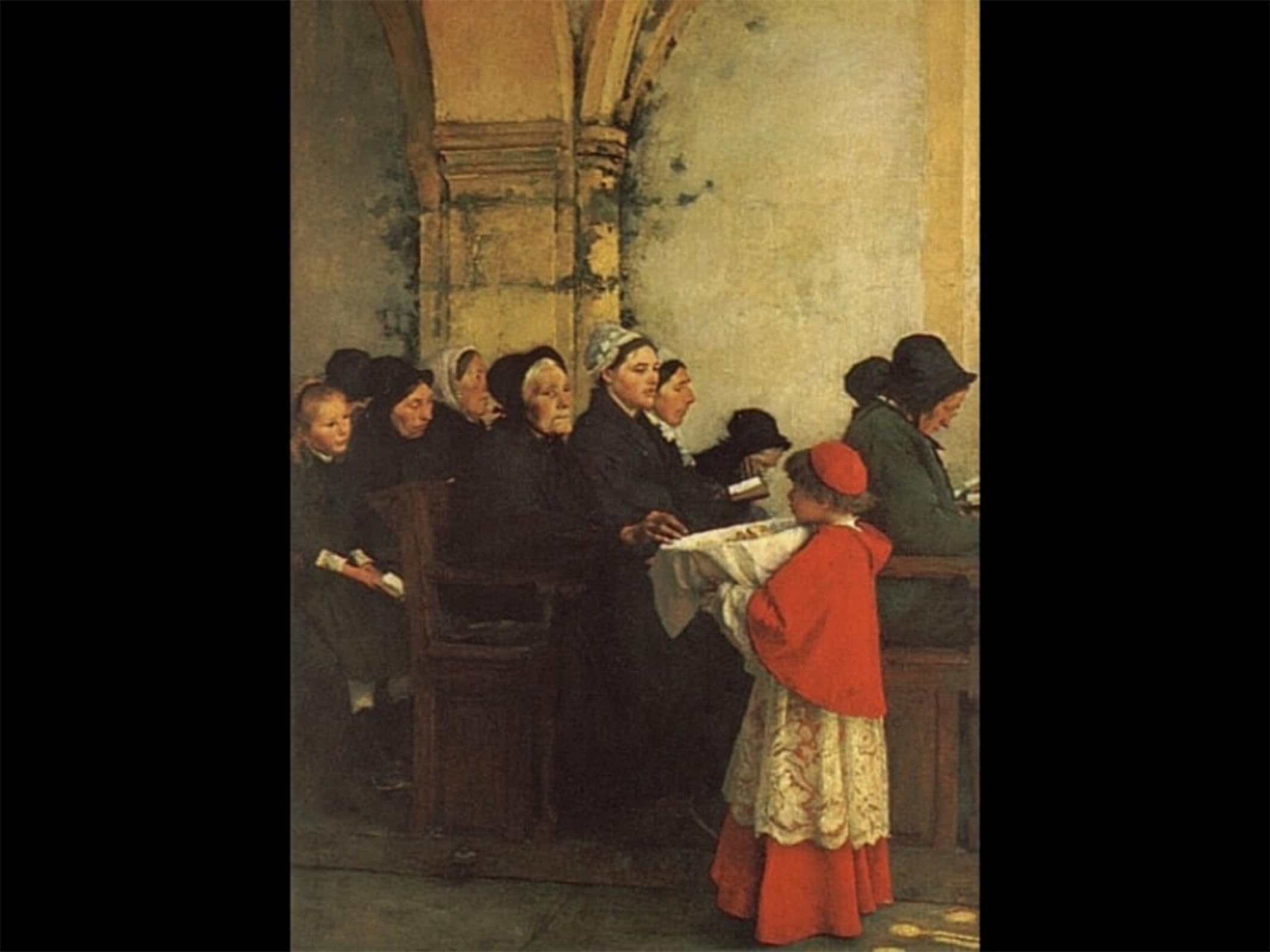 SERENDIPITP Vintage Wall Art Canvas Nordic Poster Canvas Print Picture the Ave Maria by Francois Bonvin Wall Art Poster for Home Decor 60x90cm