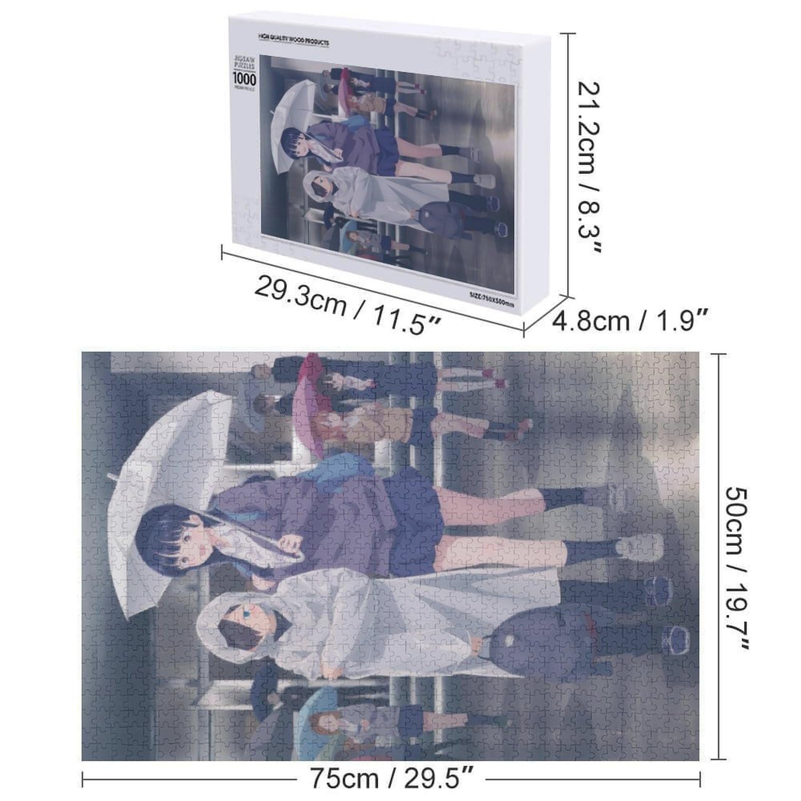 Amazon | 僕の心のヤバイやつ ジグソーパズル 木製 パズル1000ピース