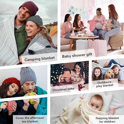 Miniatura 6 de Manta de bebé personalizada, manta de bebé personalizada con nombre para niños y niñas, regalos de bebé para recién nacidos, manta de bebé con