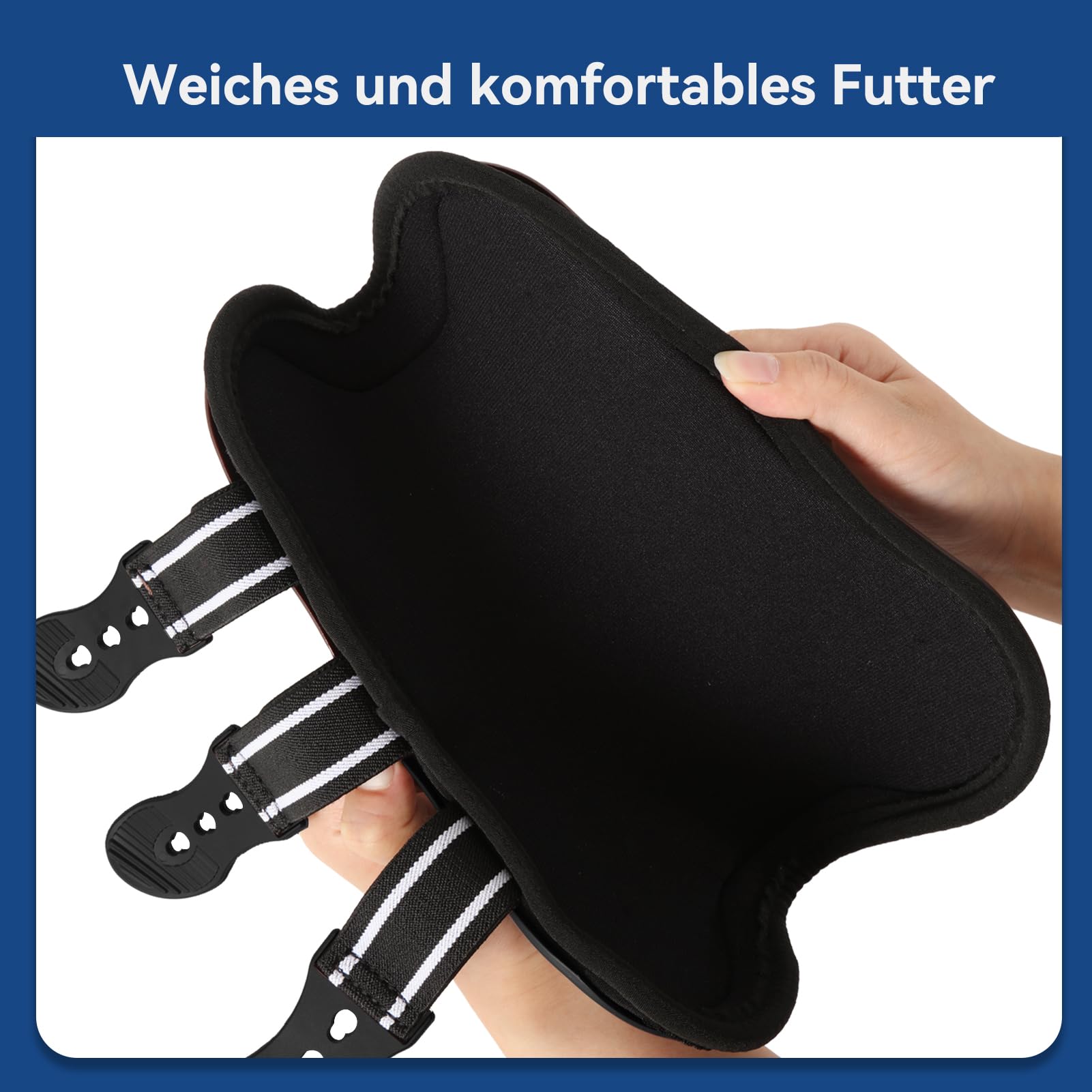 Protectores Caballo, Botas de Pierna de Caballo Polainas Gorras para Pies Frente de Caballo Protector elástico Botas Pony protección de Pierna con absorción de Impactos, L, Negro