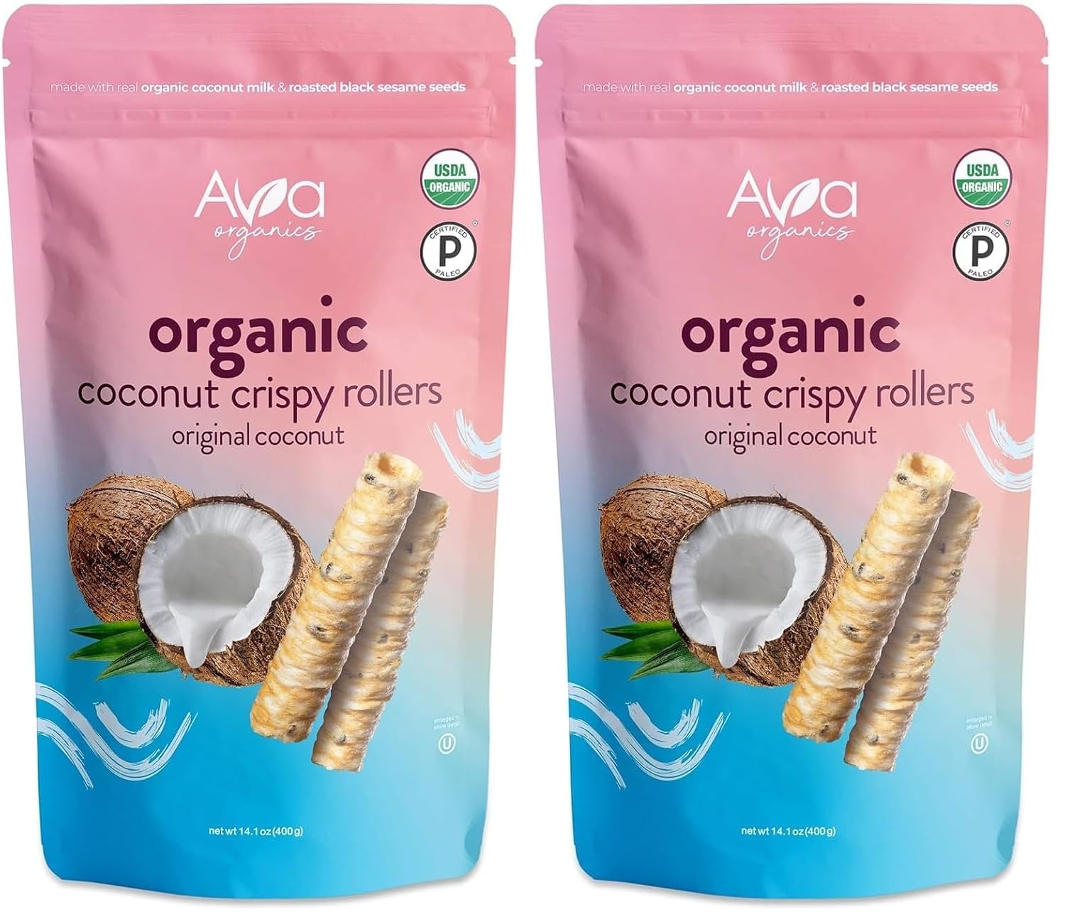 Ava Organic Coconut Crispy Rollers (14.1 Ounce) image 5