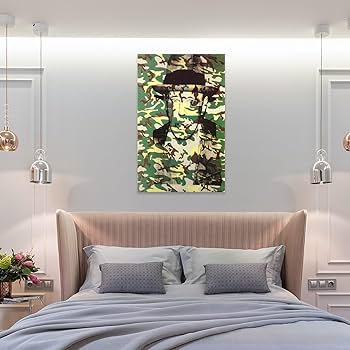 額装品/カモフラージュ1987 アンディウォーホル/アート/ポスター/インテリア 新品☆額縁付アートポスター(BRUCE MCGAW GRAPHICS)☆アンディ