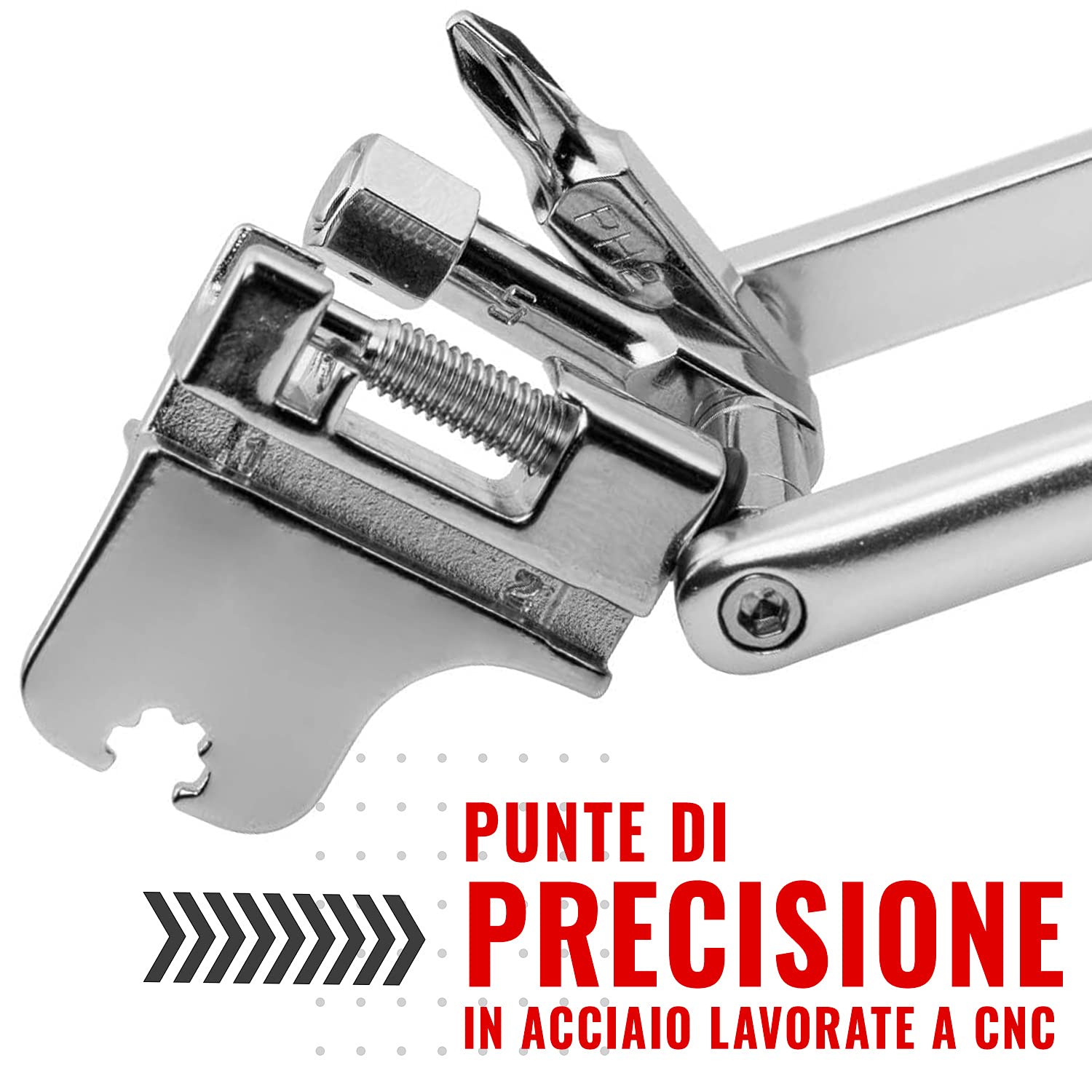 PRO BIKE TOOL 17 in 1 Multitool per Bicicletta - Kit di Riparazione per Biciclette compatte e Leggere per Biciclette da Strada e da Montagna - Set di Borse da Viaggio e tascabili