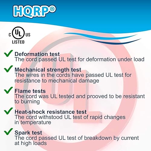 Miniatura 5 de HQRP Cable de alimentación de CA compatible con aspiradora vertical Dyson DC33 920912-01 DC-33 Cable de red DC 33 Multi Floor