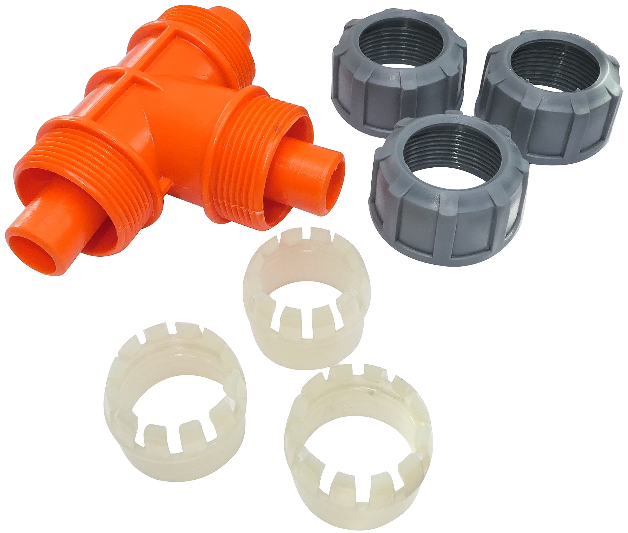 Raccord En T 3 Voies Pour Tuyau 6mm – Laiton – Lot De 2 Pièces