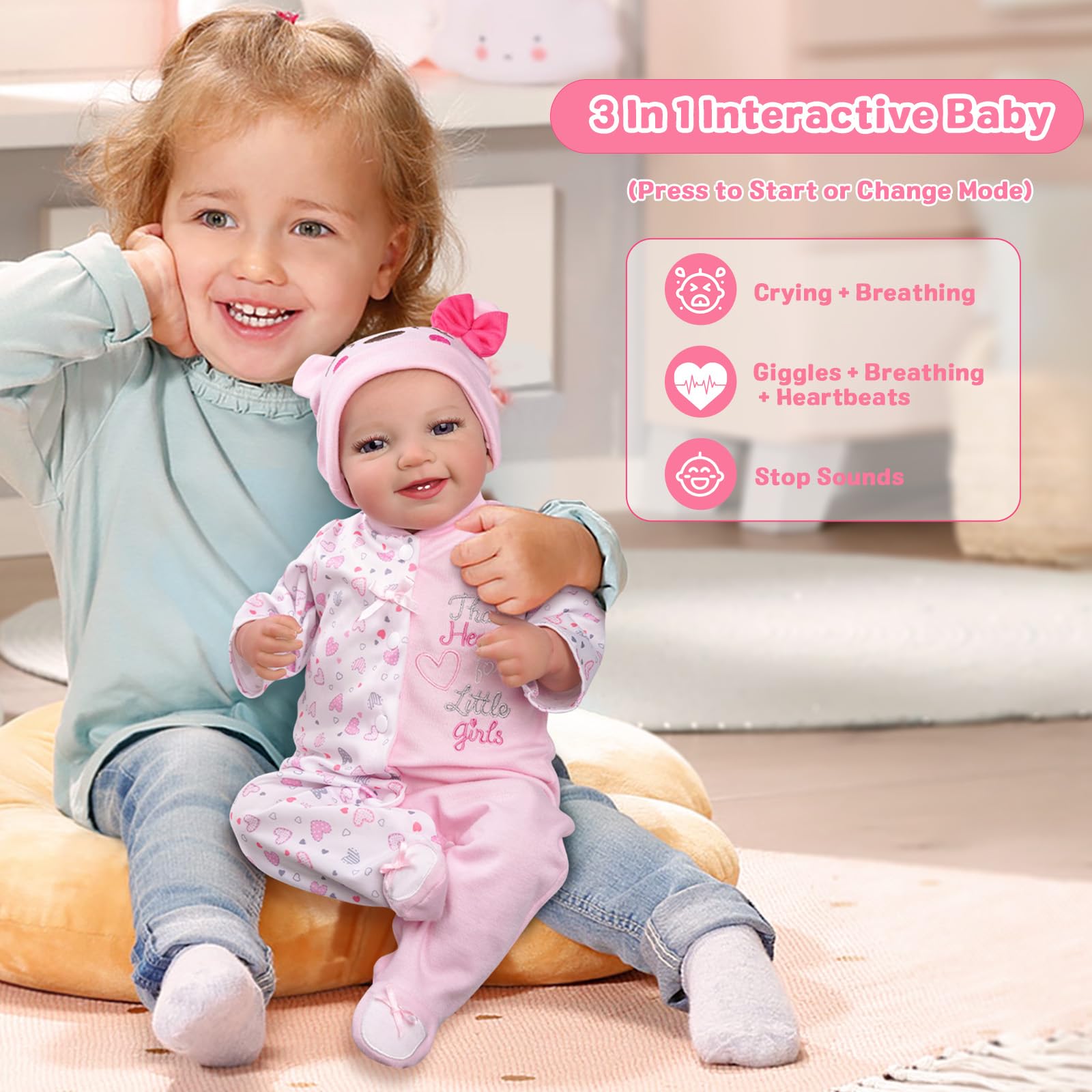 Real life baby dolls that cry and move and breathe discount