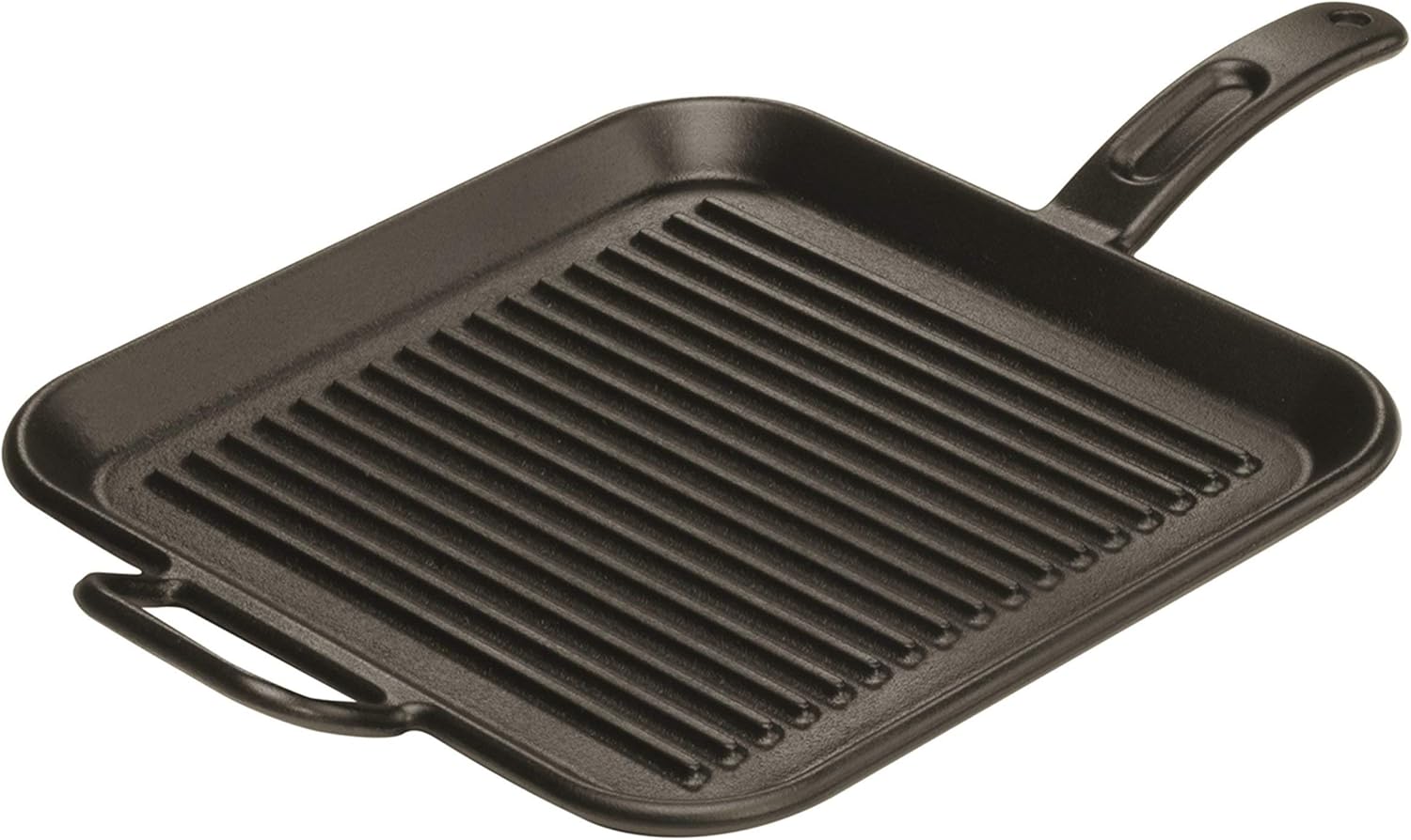 Lodge BOLD 12 Inch Seasoned Cast Iron Grill Pan with Loop Handles; Design-Forward Cookware