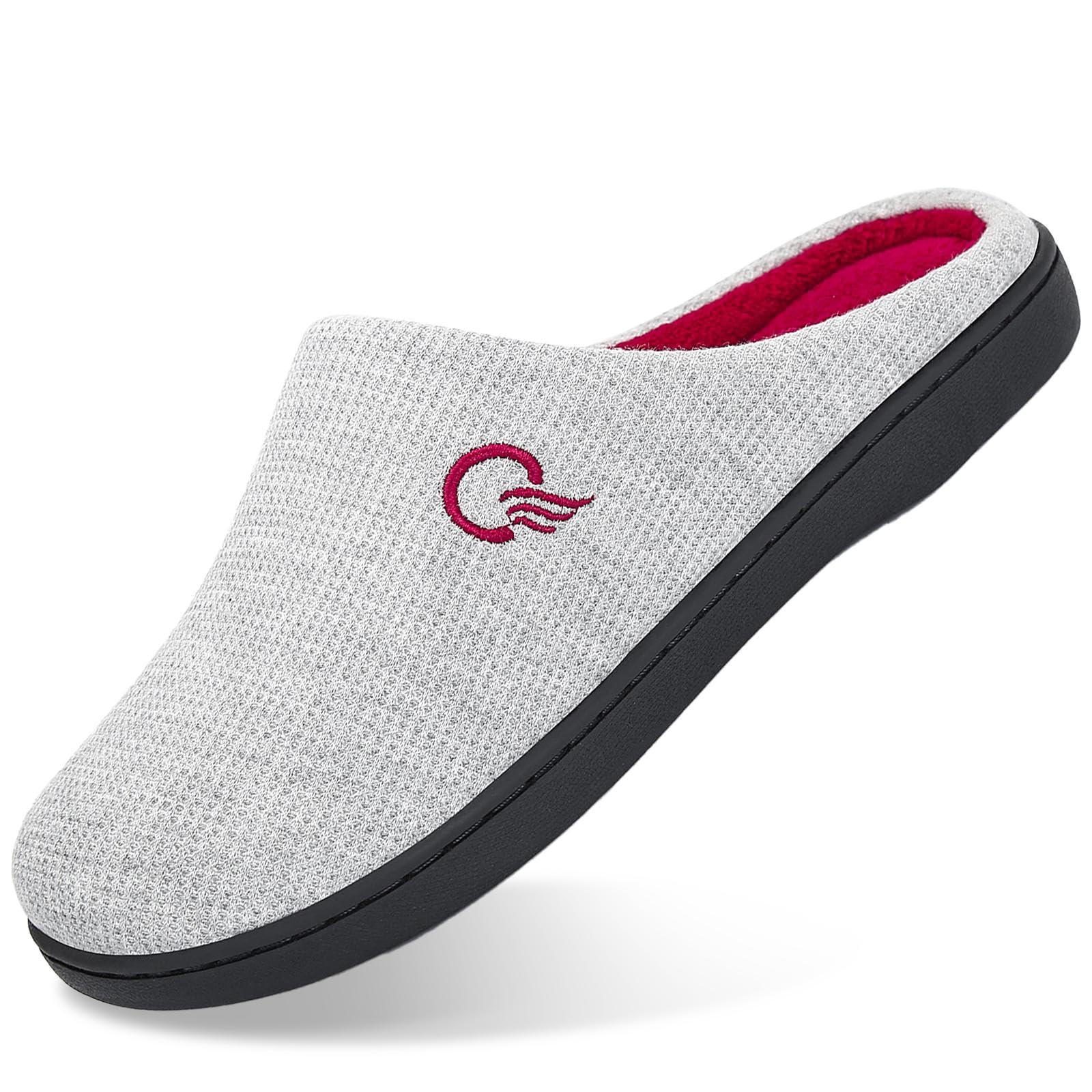 Mishansha Unisex Pantofole Donna Uomo Memory Foam Caldo Comode Antiscivolo Inverno Home Scarpe,36-47