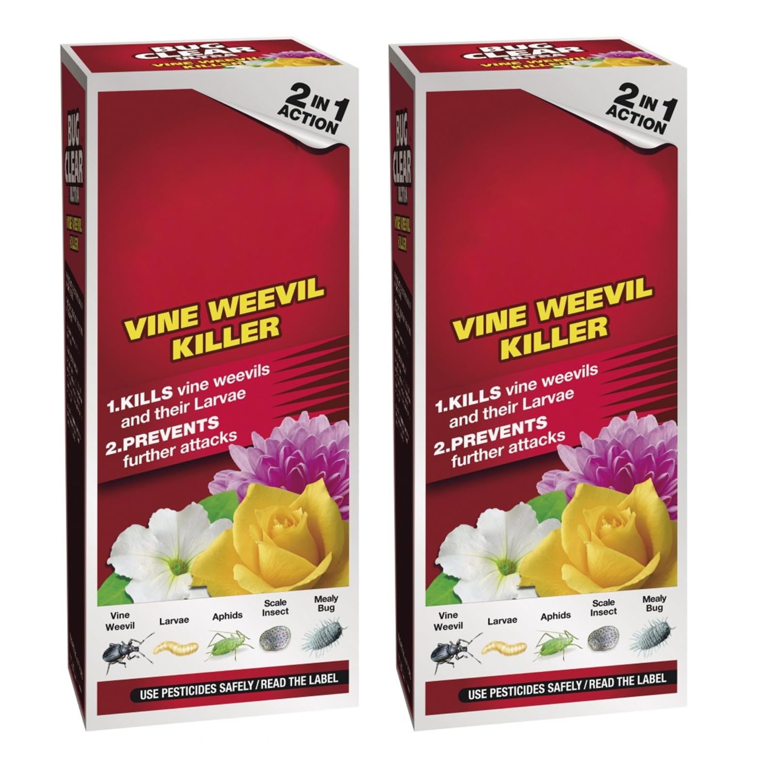 HOCHSTE® Vine Weevil Killer, Dual-Action Formula, Fast & Effective Performance, Suitable For Indoor & Outdoor Plants, Easy-To-Apply, Helps Maintain Healthy Gardens, 480ml (2PCS)