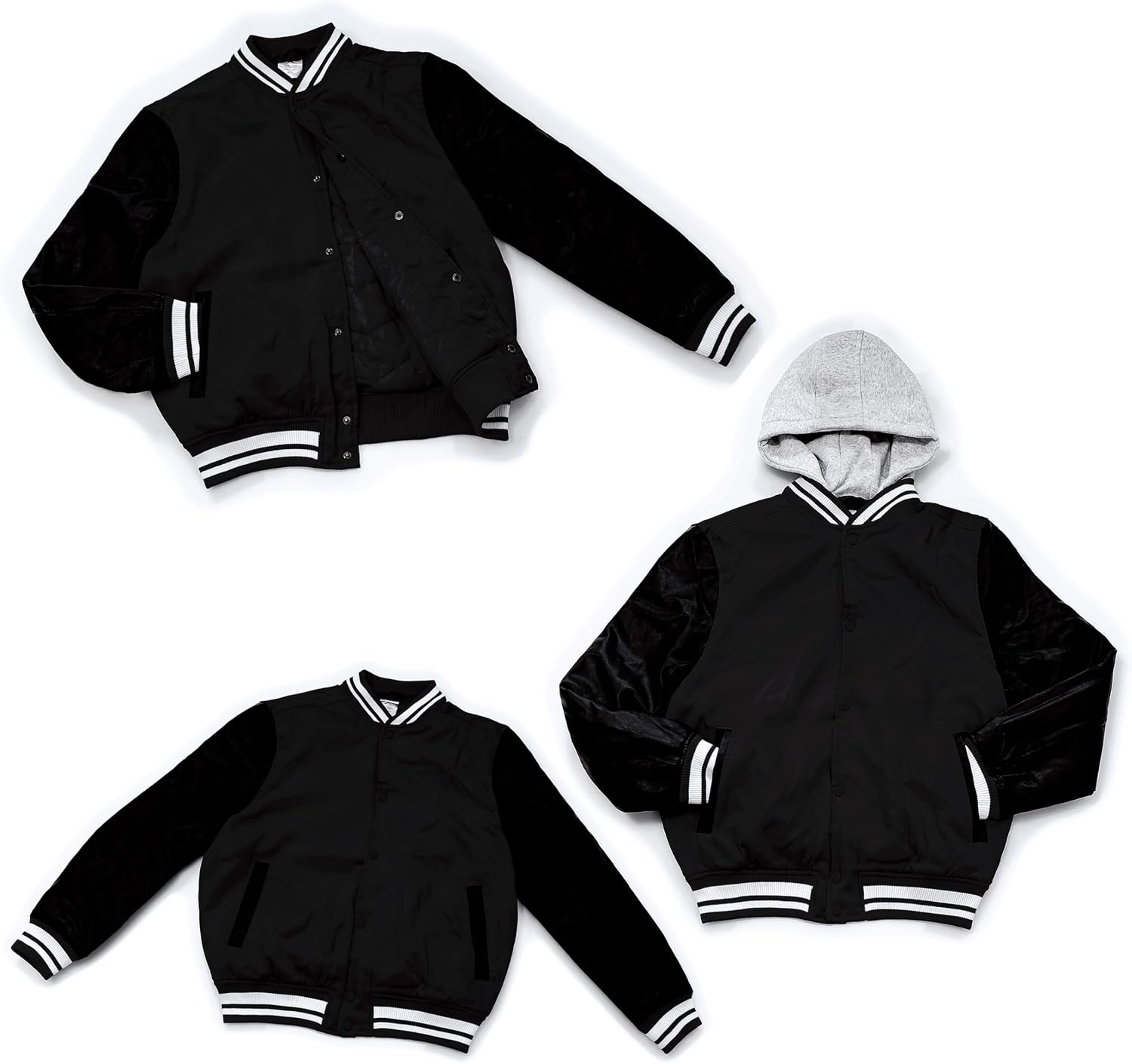 Moda West Men's Jacket Bulk Case of 12 Coats - Royal on White & Assorted Sizes