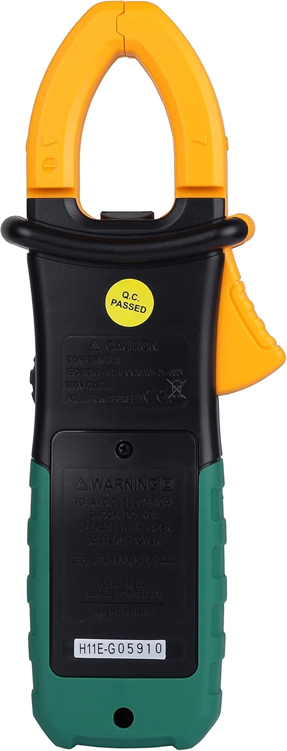 MS2108A Auto Range Digital Clamp Meter 400 AC DC Current Hz Tester