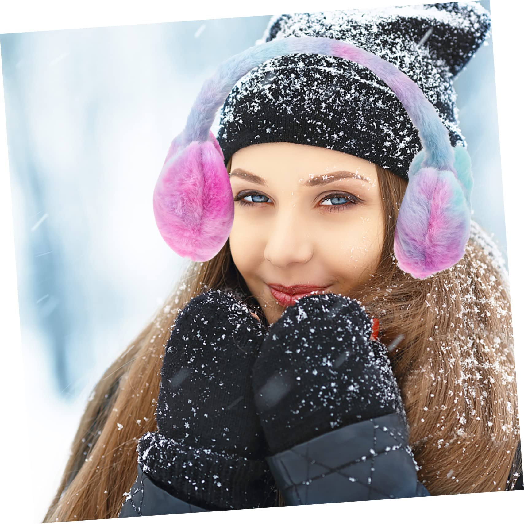 2piezas Orejeras De Invierno Para Mujer Cálidas y Suaves Protección Para Orejas Climas Fríos Diseño Elegante y Cómodo Para Uso Diario