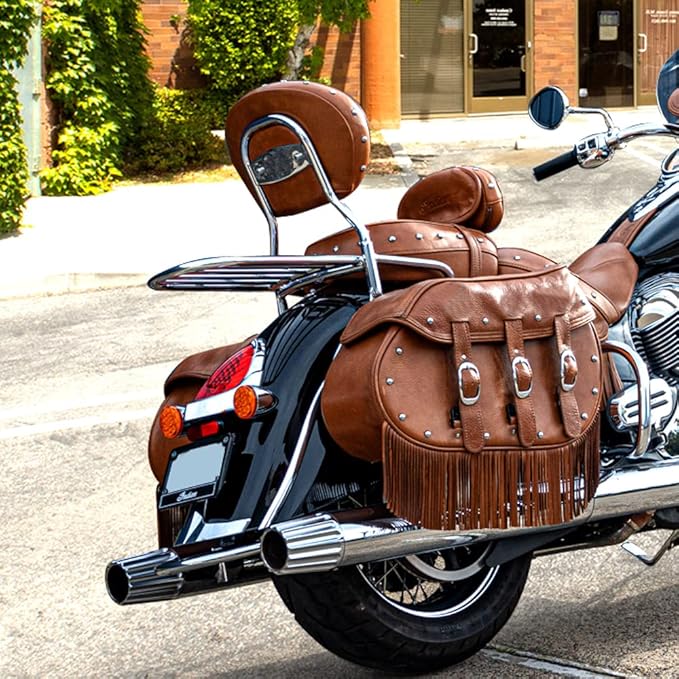 Sresk Motorcycle Accessories,Backrest Sissy Bar Luggage Rack Rear Cargo