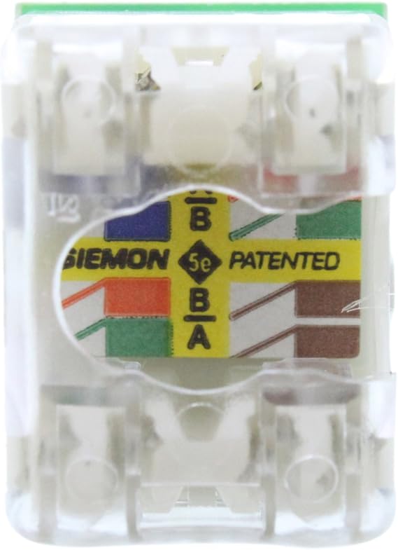 MX5-F02 - Siemon MAX 5e Category 5e Flat Jack, White