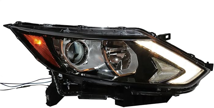 Halogen Headlight, for 2017 2018 2019 Nissan Rogue Sport Passenger Side Right
