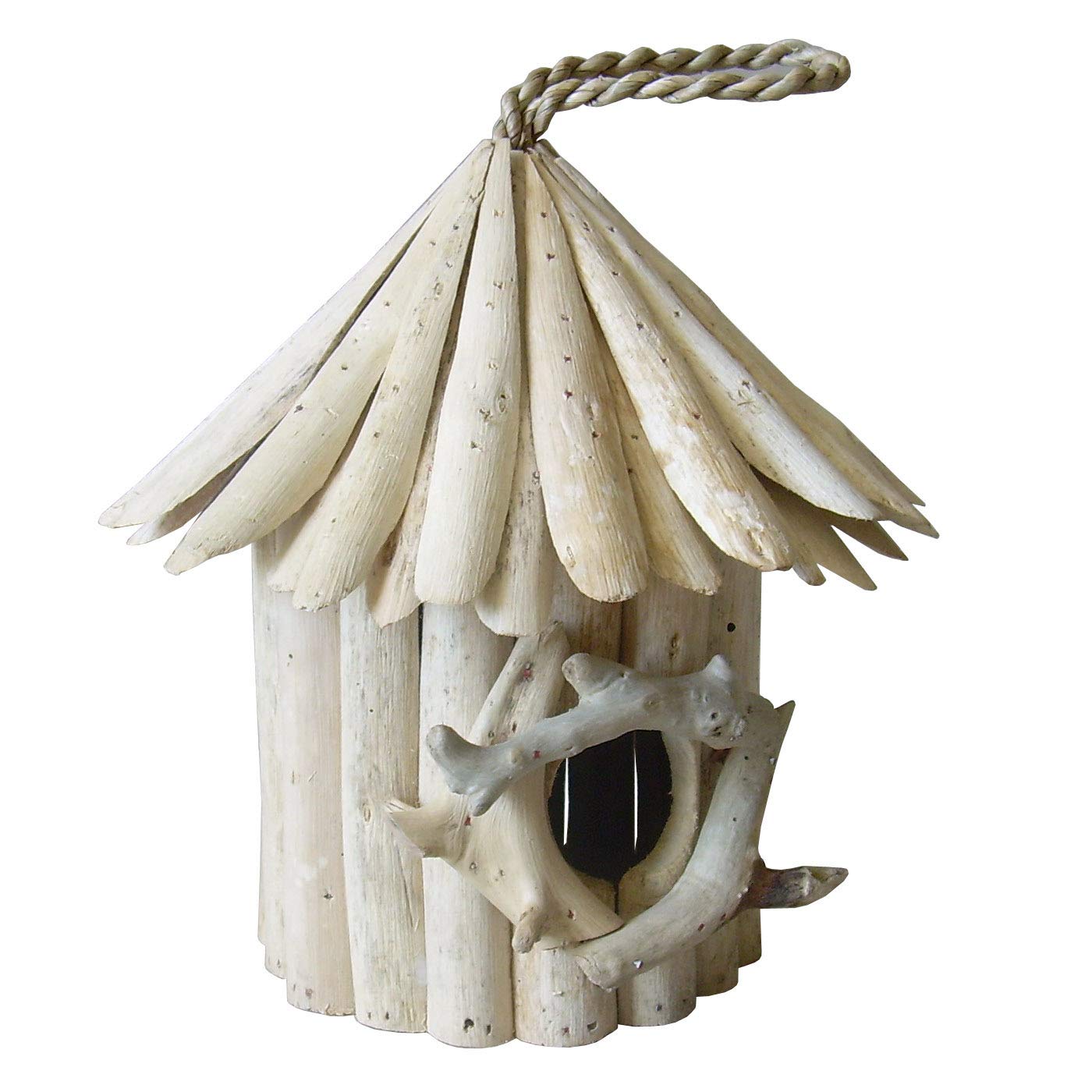 Meubletmoi Birdy 01 - Nido, Casita para Pájaros de Teca y Madera de Teca