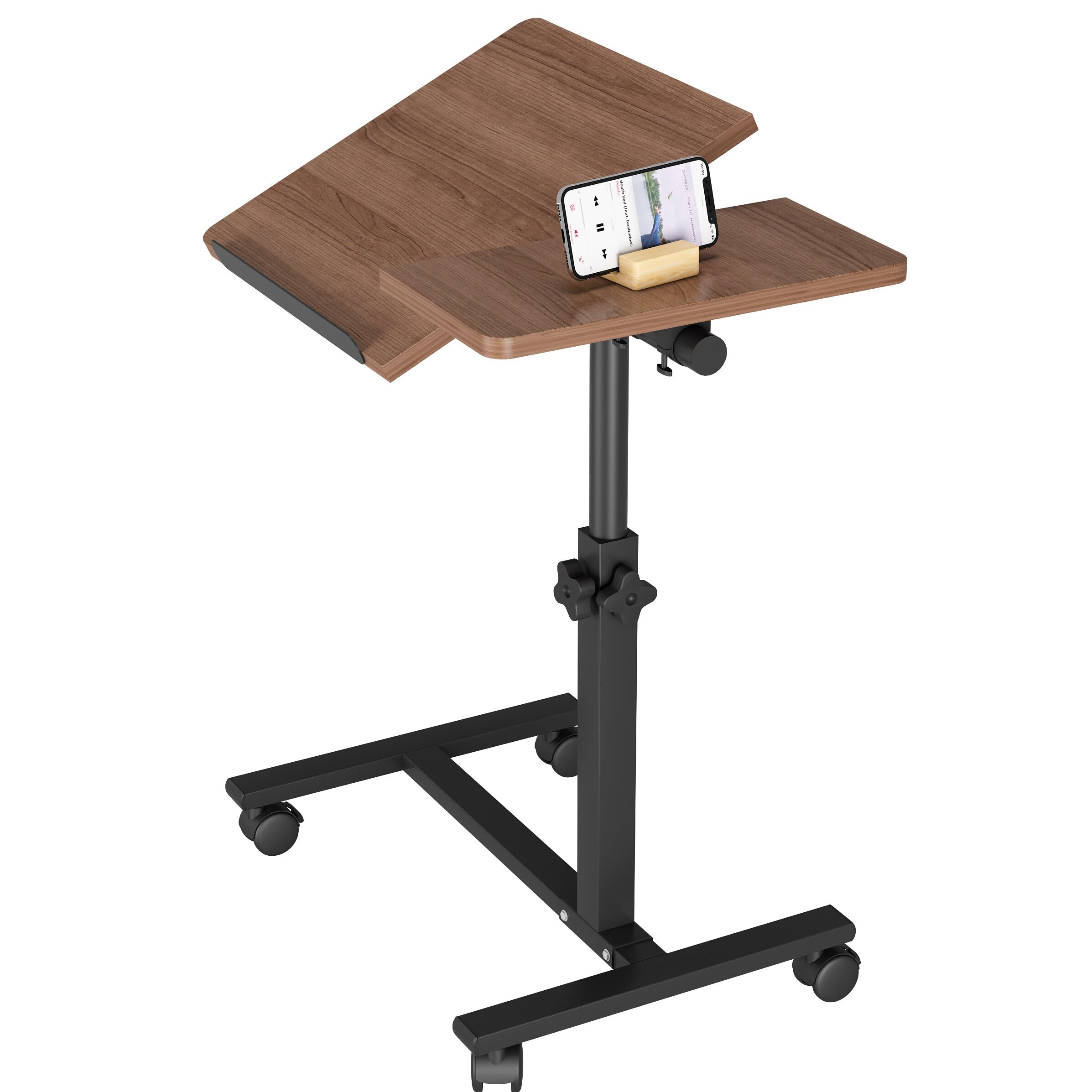 JXINONT Mobile Overbed Table 