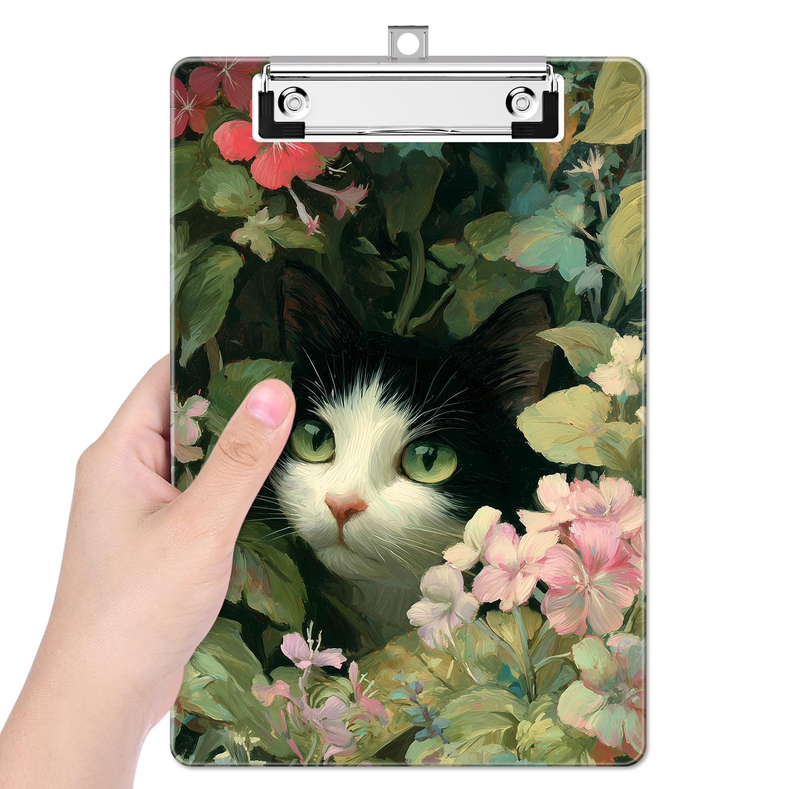 Small Plastic Clipboard 6 x 9 in, Standard A5 Size Fashion Clip Board
