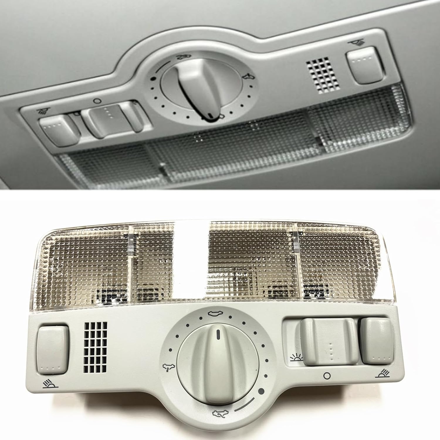 Reading Dome Light Lamp W/Sunroof Switch For VW Passat B5 Golf 4 Jetta MK4 Bora