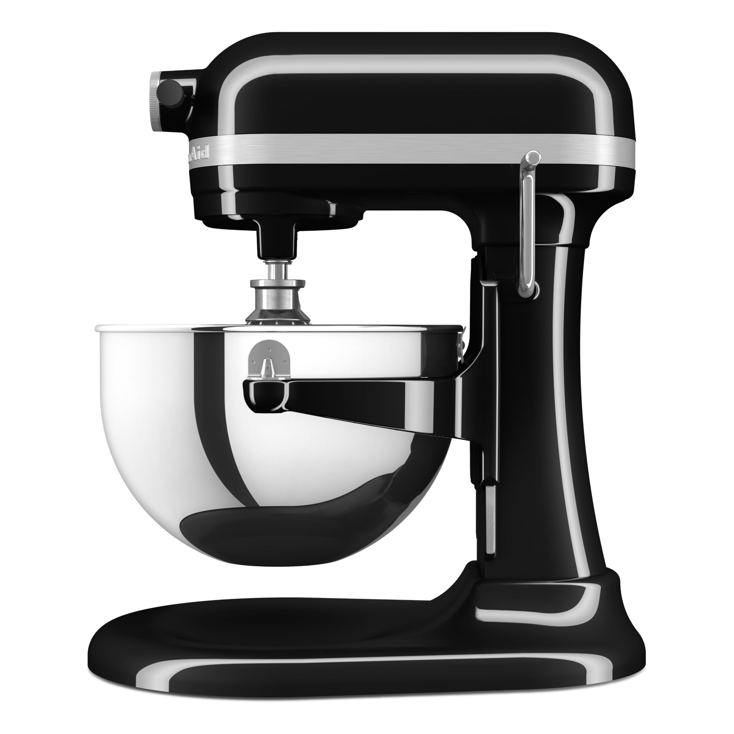 KitchenAid Batidora Amasadora Bowl-Lift 5.2L Heavy Duty, Cuerpo y Engranajes Metálicos, 11 Velocidades, Flex Edge, 67 Puntos de Contacto, Onyx Black