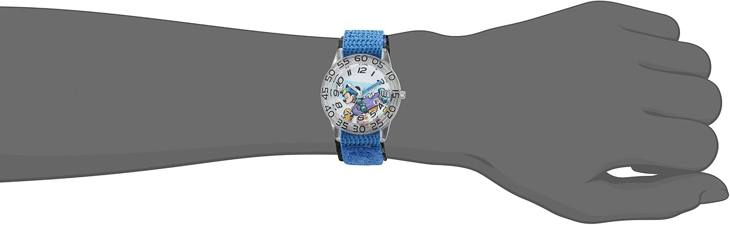 Disney Mickey Mouse Kids' W002995 Mickey Mouse Analog Display Analog Quartz Blue Watch - Image 2