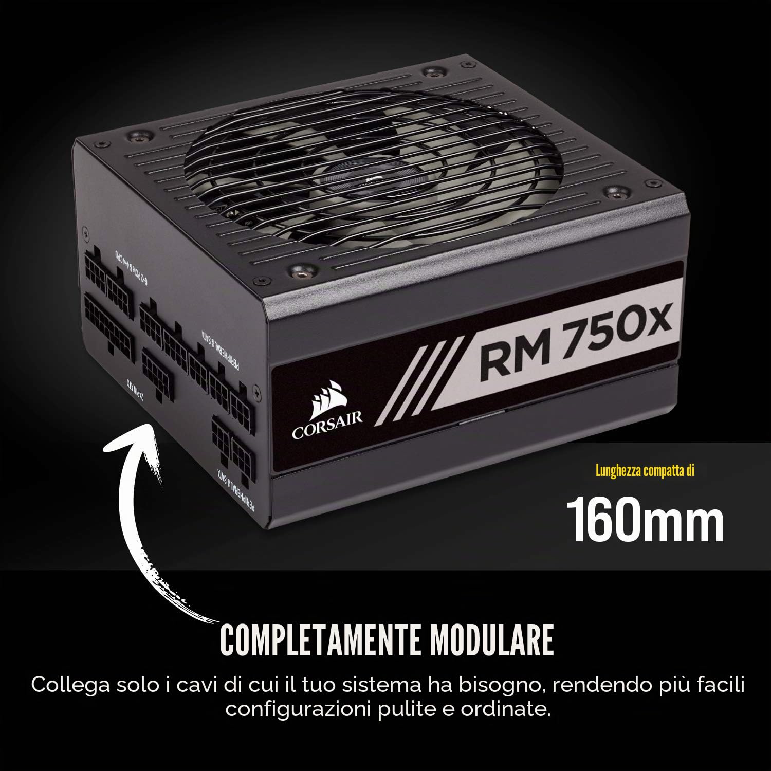 Corsair RM750x 750W ATX Nero alimentatore per computer