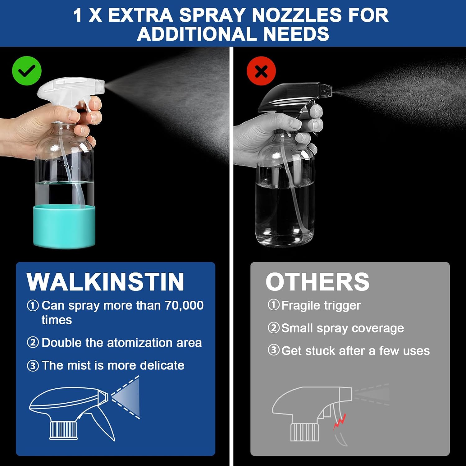 Glass Spray Bottles for Cleaning, 4 Pack Clear Empty Spray Bottle for Cleaning Solutions, 17 fl oz Reusable Spray Bottle for Plants with Silicone Boot, Cleaning Spray Containers with Labels