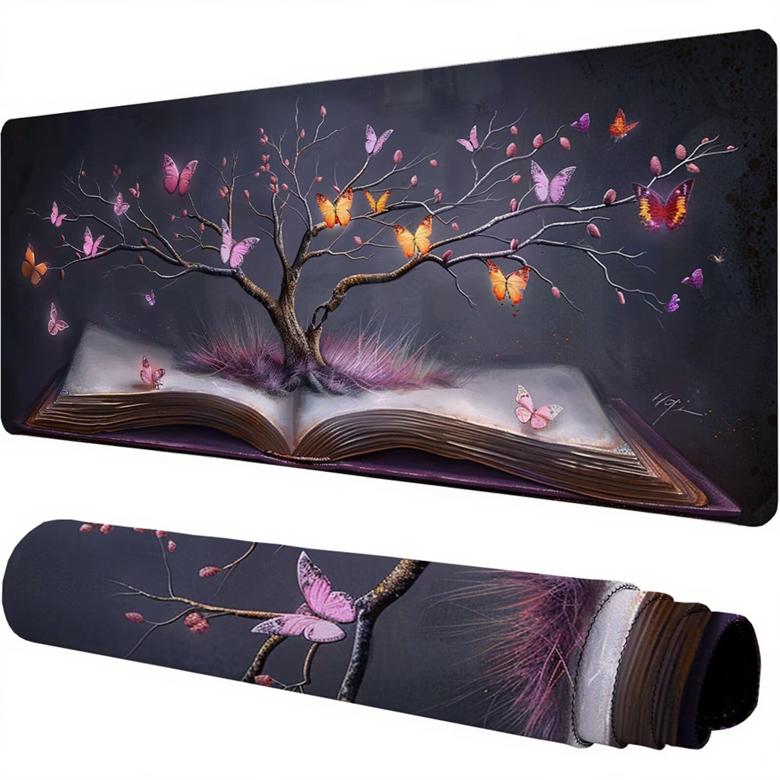 Szara podkładka pod mysz XXL 1400 x 600 x 3 mm uchwyt pod biurko akcesoria antypoślizgowa gumowa podstawa i zszyte krawędzie podkładka pod mysz dla graczy do dekoracji biura dekoracyjnego, prezenty