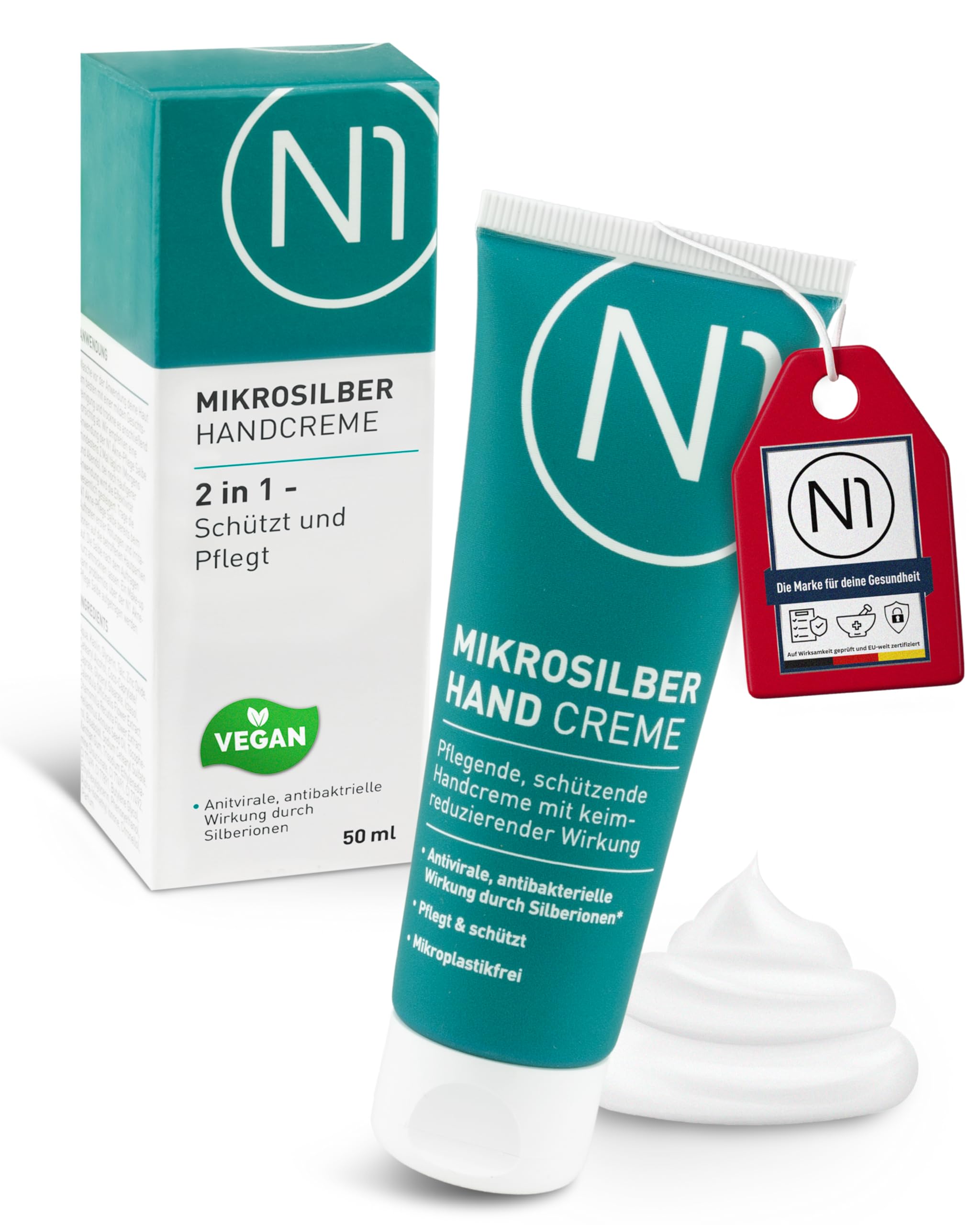 N1 Mikrosilber Handcreme fr sehr trockene Hnde