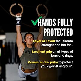 Element 26 IsoGrip Hand Grips for WODs, Gymnastics, Weight Lifting, and Cross Training - Gymnastics Grips for Men and Women - Cross Training Gloves - Tactical Grips (Small, IsoComp)