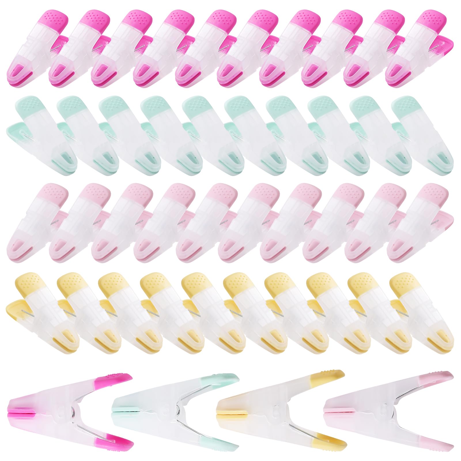 40Pcs Clothes Pegs, Washing Line Pegs Non Slip Laundry Pegs Laundry Clips