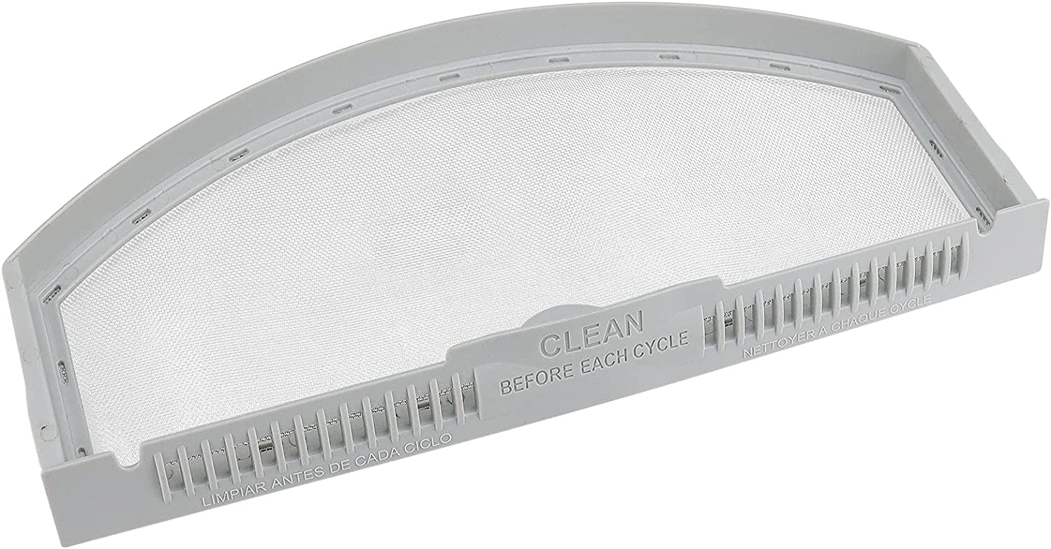 THE WHITE SHOP WE03X23881 Dryer Lint Filter Assembly by Techecook - Replacement for GE Hotpoint Dryer 4476390, AP6031713,white