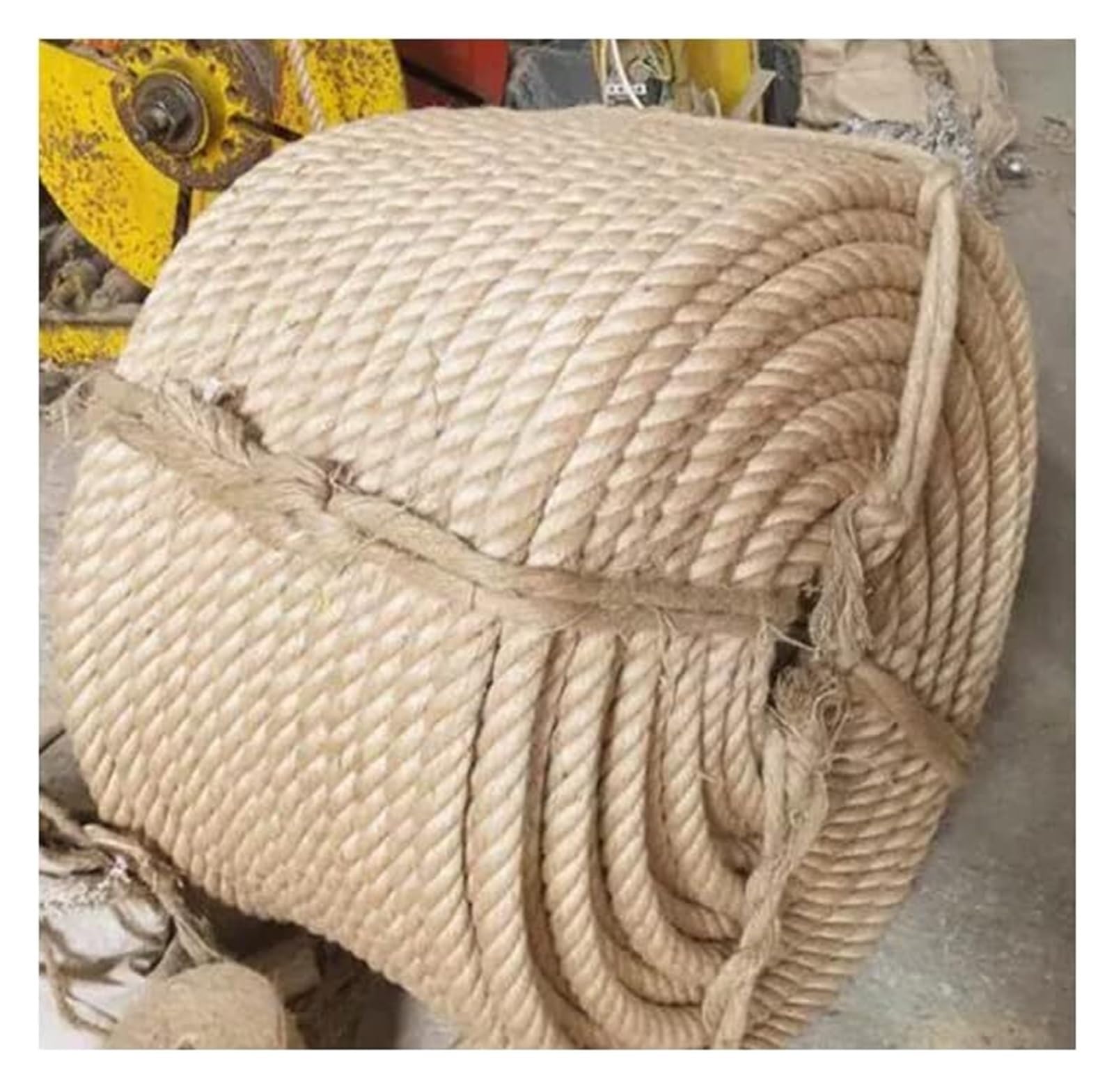 jute cord, 100% Hemp Rope 14MM Jute For Gardening Climbing Railings(14MM 30M)