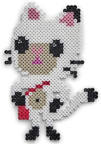 Miniatura 4 de Hama  Gabbys Dollhouse  Gift Box  4.000 Beads, 2 Large Square Pegboards, 1 String, Colour Printed Design Sheet, Instructions & Ironing  Mosaic