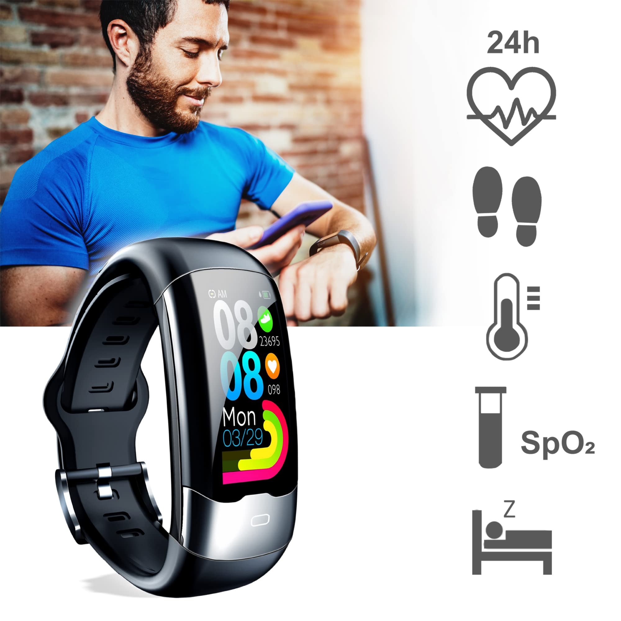 XORO SMW 20: Neue Smartwatch mit EKG-, Blutdruck und SpO2-Sensoren für