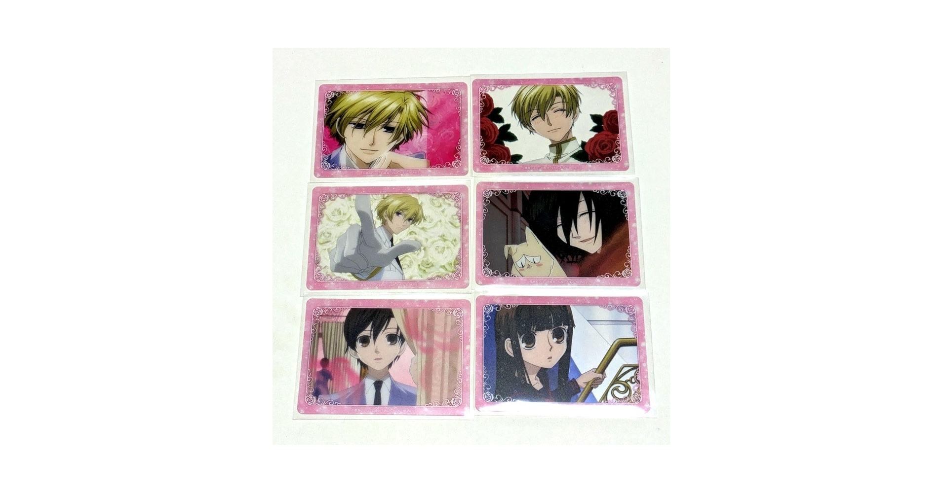 高校教材まとめ売り！！ アクリルカード「桜蘭高校ホスト部」01/コンプリートセット(全7