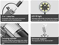 Vista 4 de Puerto USB 50 del microscopio digital al microscopio al aire libre portátil 1600X HD